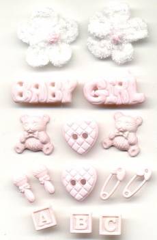 Kn�pfe It`s a girl