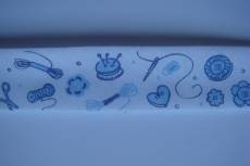 Schr�gband Sewing blau