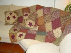 Anleitung Ragtime Quilt mit Sternen