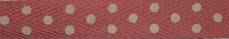 Webband dots rosa weiss