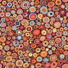 Kaffe Fassett Paperweight Pumpkin