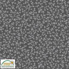 Quilters Coordinates leaves grey