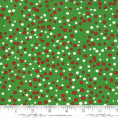 Merry and Bright dots multi green