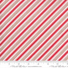 Merry and Bright diagonal stripe