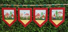 Gnomes sweet home  Gardinen