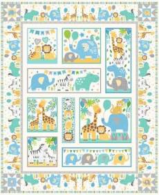 Jungle blue Panel 
