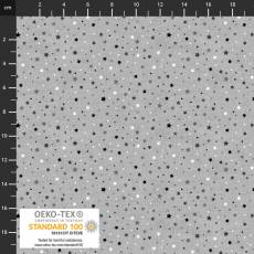 Quilting Rainbow grey stars