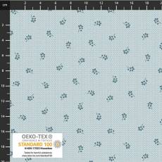 Quilting Rainbow lightblue fleur 