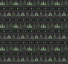 Christmas Night border black