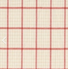 Snowberry Wovens Checker  Nature Red