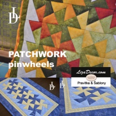 Schablone Pinwheels 5 