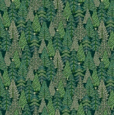 Enchanted forest green