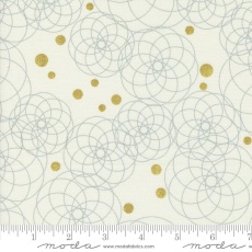 Shimmer Metallic Swirls Ivory 