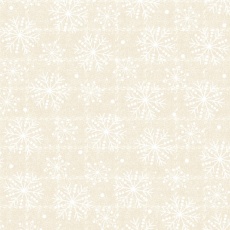  Holly Jolly Flanell Snowflakes Ecru
