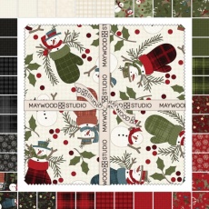  Holly Jolly Flanell Layer Cake 10 inch Squares