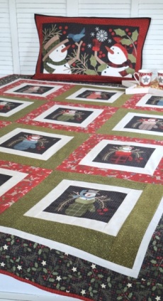 Holly Jolly Flanell Quilt