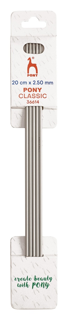Nadelspiel Alu 20 cm x 2,5 mm 