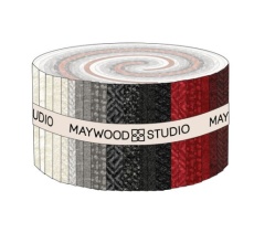 Jelly Roll Maywood Woolies Flannel winterberries