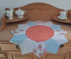 Tischdecke Winterstadt