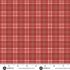 Jingle Bell Pajama Plaid Cranberry