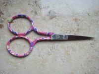 Optima Schere 9 cm pink bunt