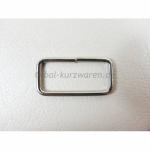 Rechteckösen 3 cm silber