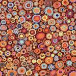 Kaffe Fassett Paperweight Pumpkin