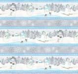  Snow valley border