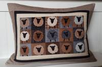 Farmhouse Flanell Sheep Kissen