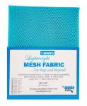 by annie Mesh fabric parrot blue