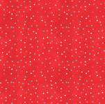 Frosty merry mints dots red 