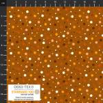 Quilting Rainbow brown dots