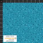 Quilting Rainbow azur stars 