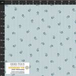 Quilting Rainbow lightblue fleur 