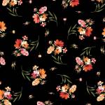 Maywood Flanell Harvest Rosel Tossed Black