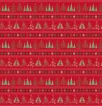 Christmas Night border red