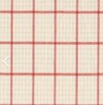Snowberry Wovens Checker  Nature Red