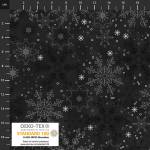 We love christmas black silver stars