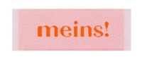 Webetikett meins! rosa